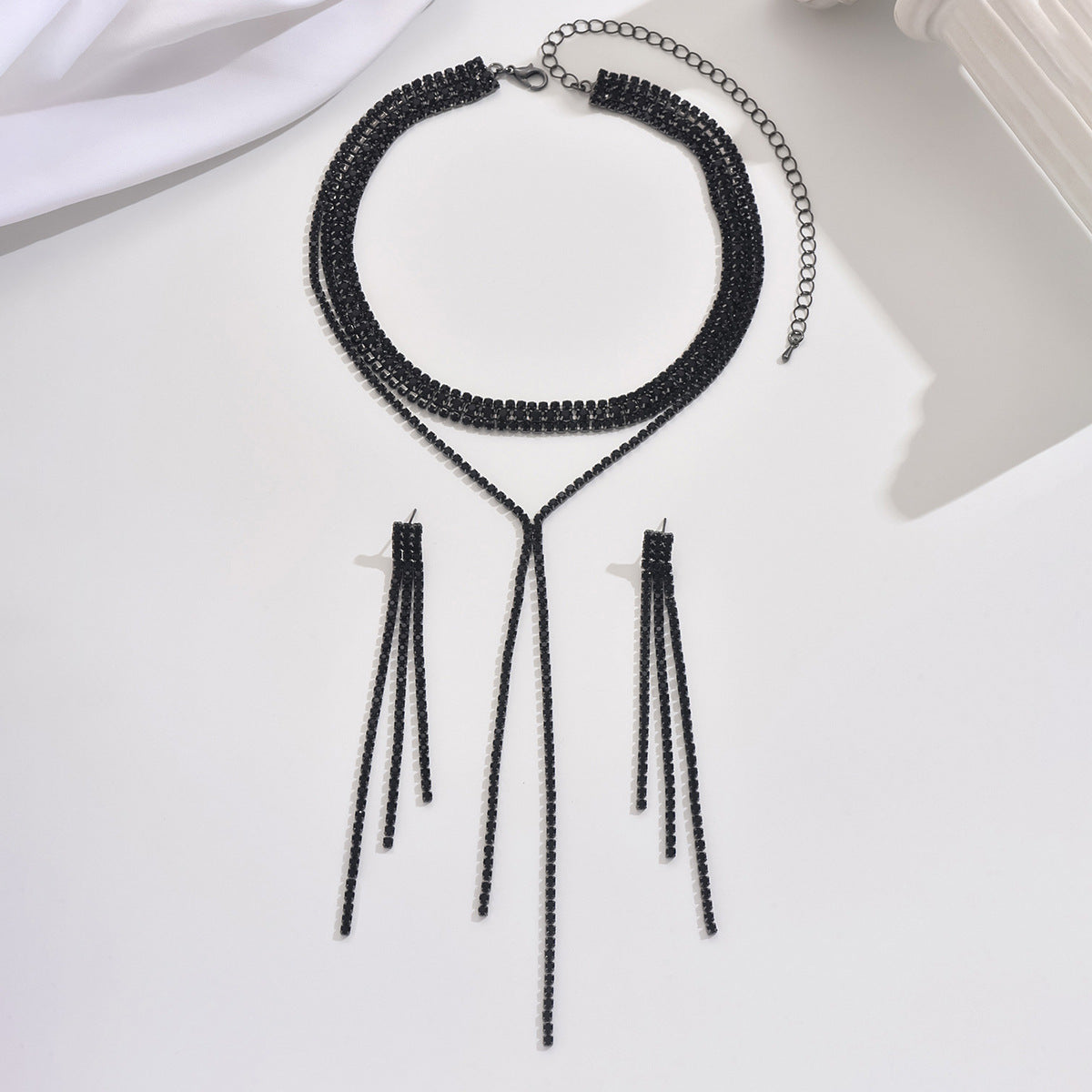 Black Accessories Classy Fashion Set 2 Pcs For Women