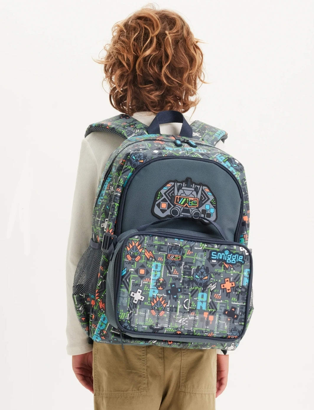 Smiggle Lunch Bag - Attach | Graffiti Game | 25×19×8cm
