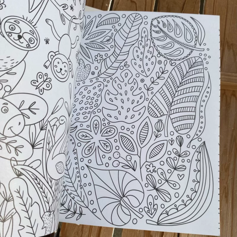 Creative Coloring Book For Calming Kids