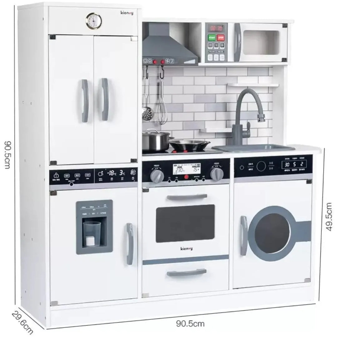 Wooden Miniature Kitchen Set
Large 91x91cm cm Refrigerator Wooden Miniature Kitchen Set