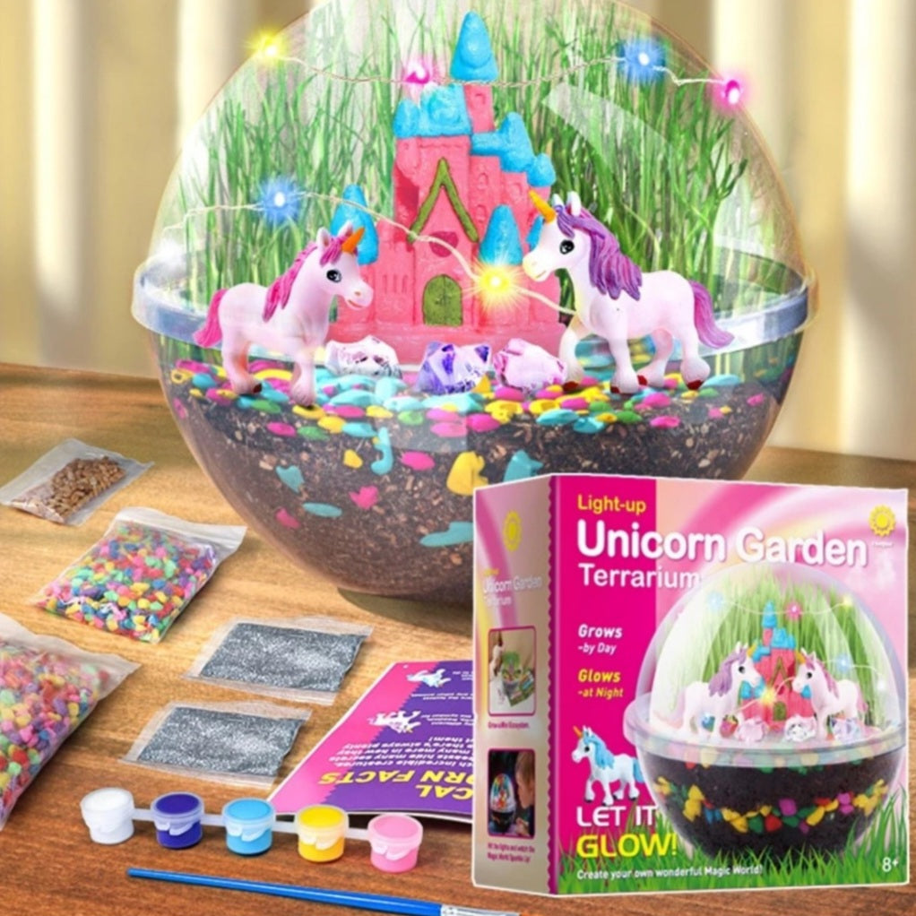 Terrarium Kit Dinosaur/Unicorn Design For Kids