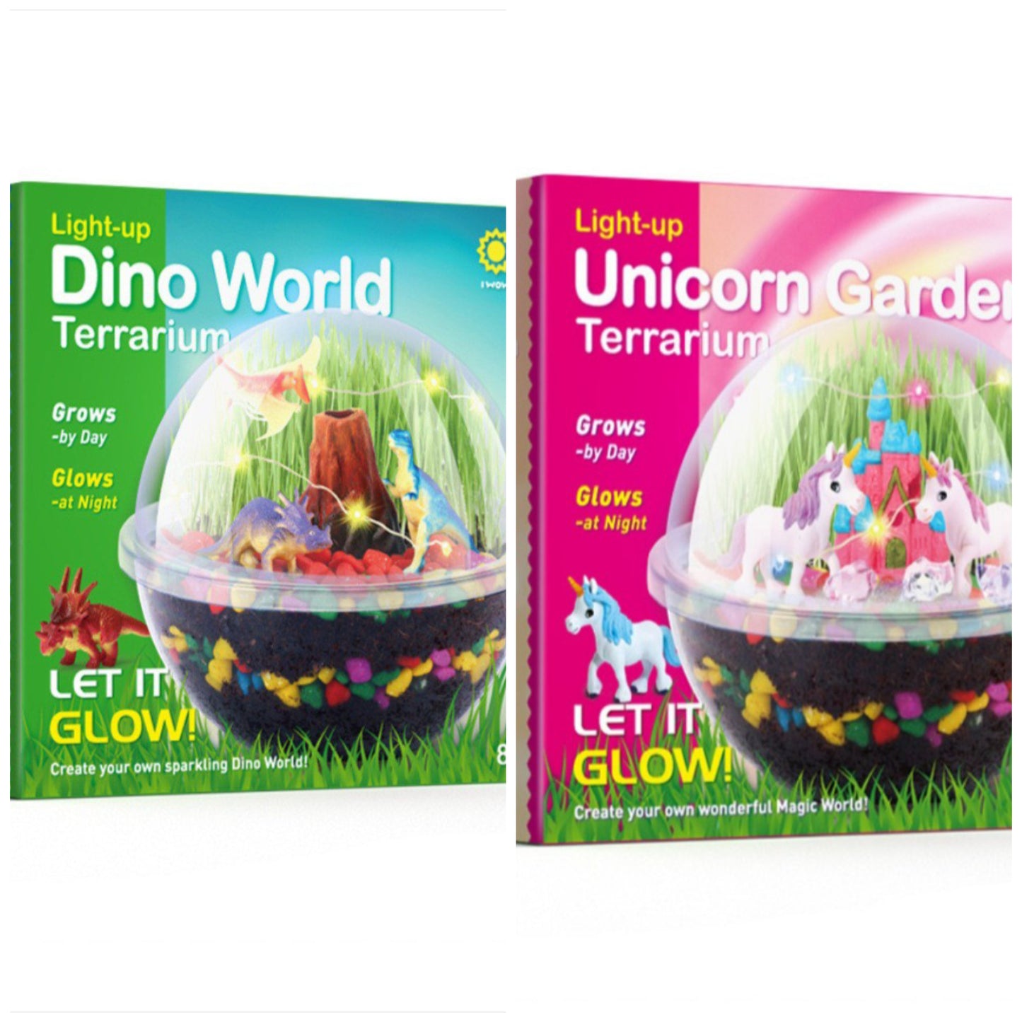 Terrarium Kit Dinosaur/Unicorn Design For Kids