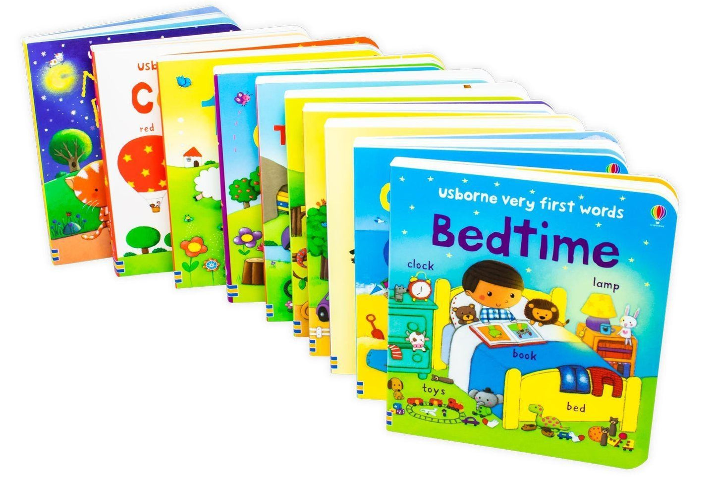 10 Books/Set USborne Very First Words Board Book Educational Toys for Children English Books