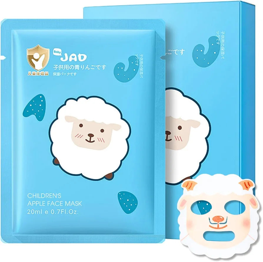 Face Mask Skincare for Teenage Animal Cute Painted Sheet Mask, Fruit Sheet Face Mask Set, Hydrating Face Mask Beauty