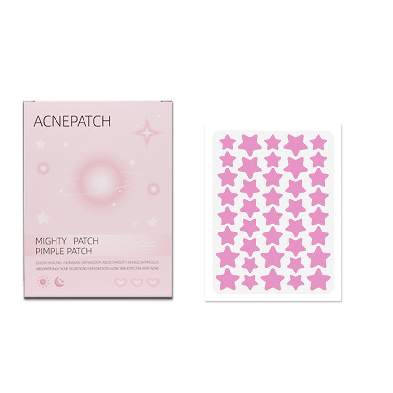 Acne Patch Stars Design White Or Pink Color 40pcs