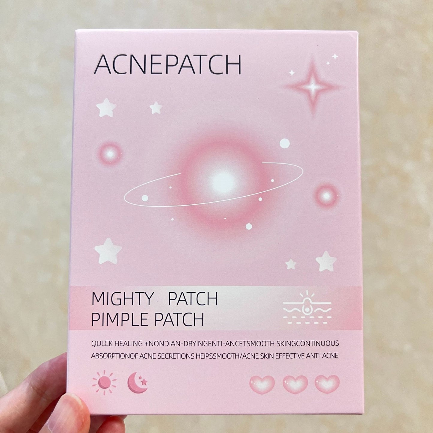 Acne Patch Stars Design White Or Pink Color 40pcs