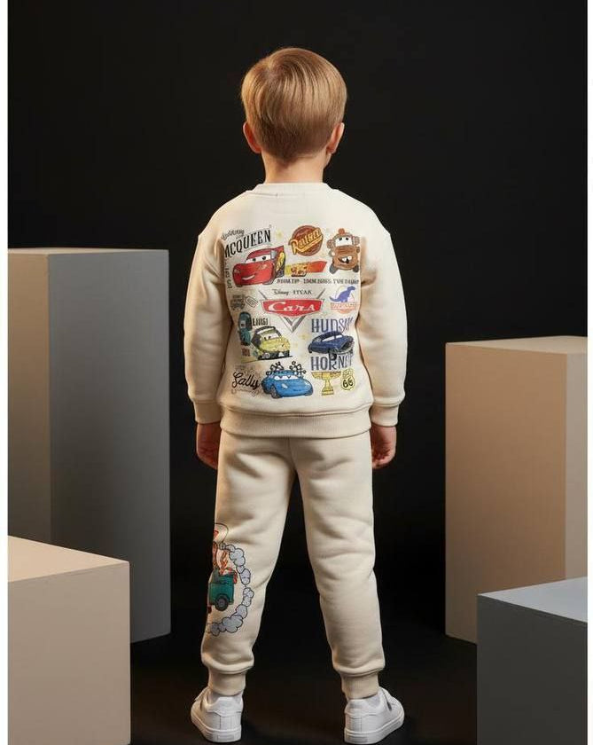 Beige Outfit Disney Cars Design Size 2-8y