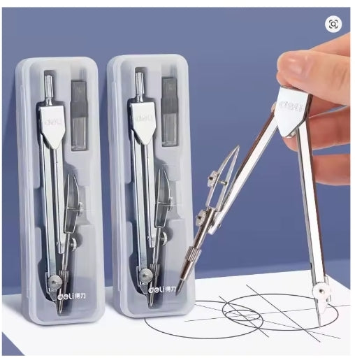 Stainless Steel Drawing Compass Math Geometry Tool