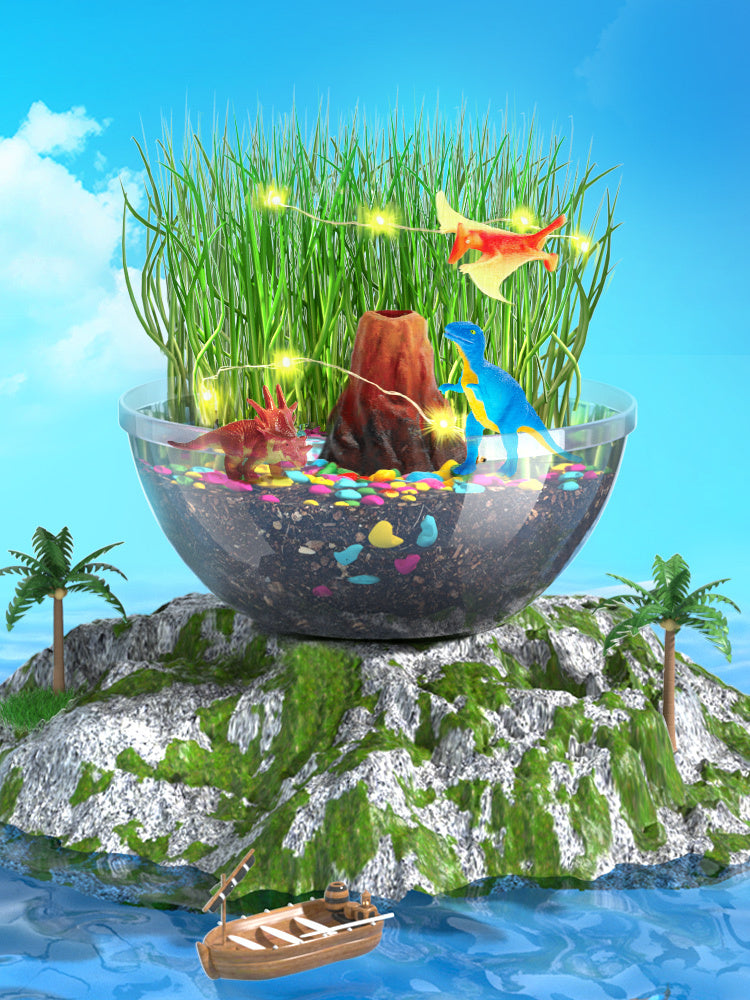 Terrarium Kit Dinosaur/Unicorn Design For Kids