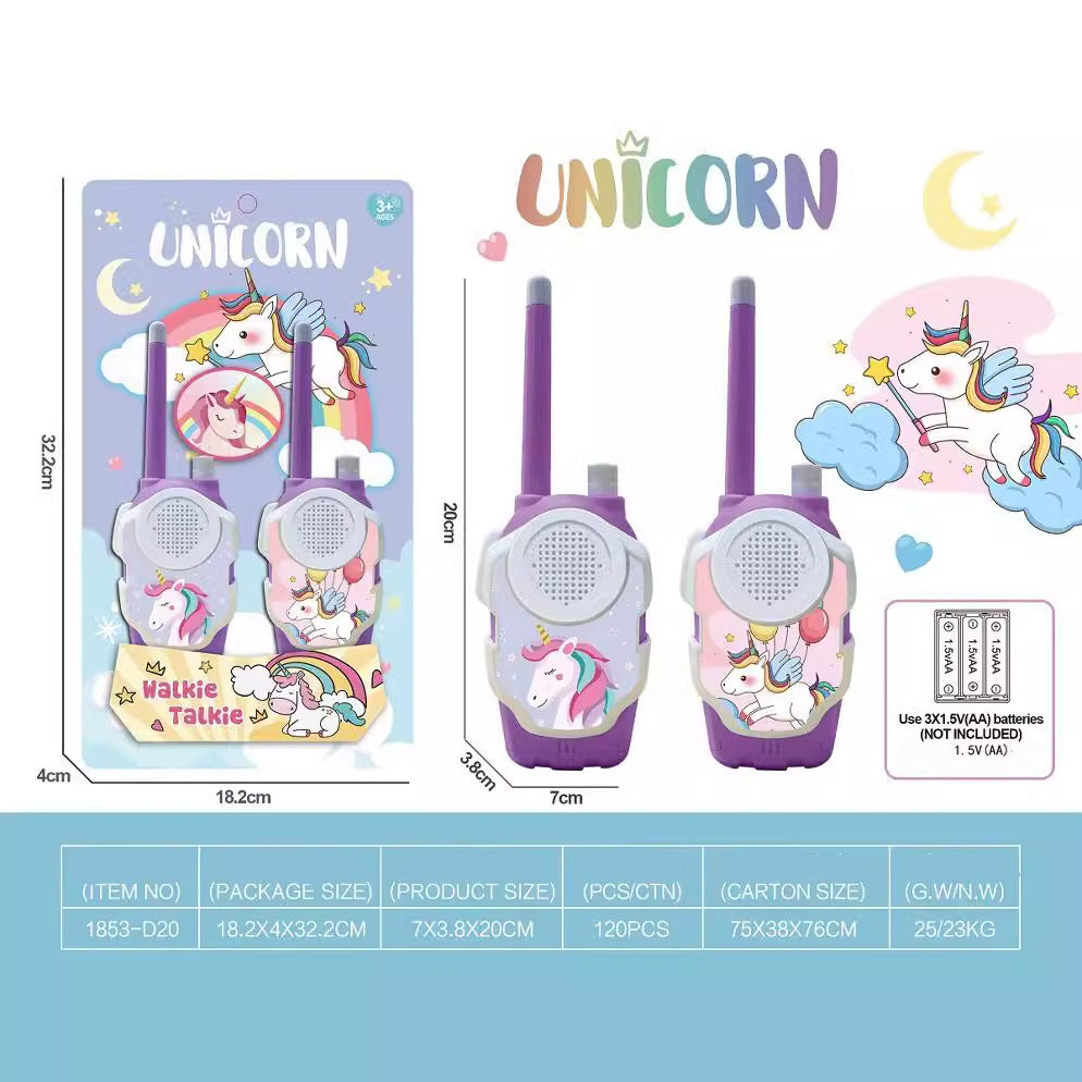 Unicorn Walkie Talkie Set – 2 Pcs | 3+