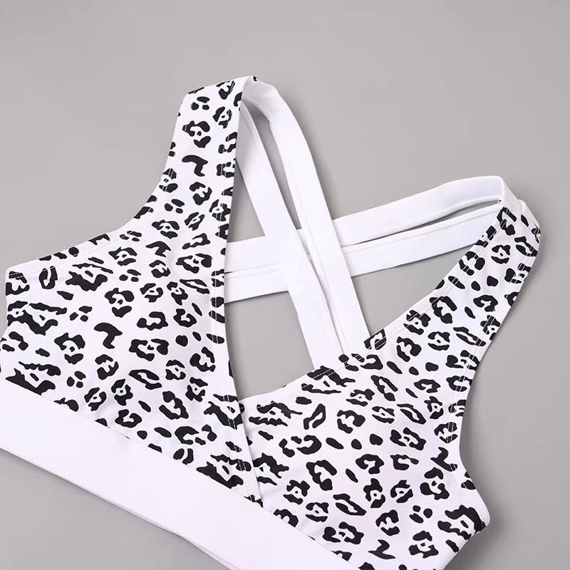 Swimwear For Women Leopard Design Set Of 2 Pcs Size S