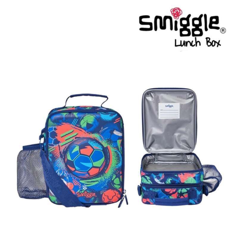Smiggle Lunch Bag Colored Football Design