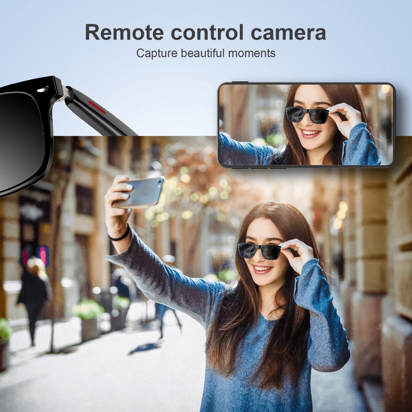 Bluetooth Smart Glasses Sunglasses Wireless Waterproof Half/Full Frame Model