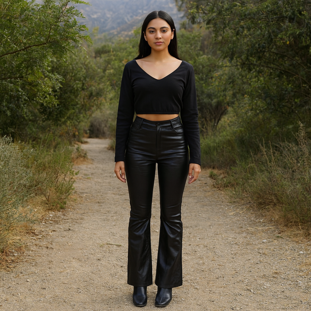 Leather Pant Brand:prettyLittleThing S-M