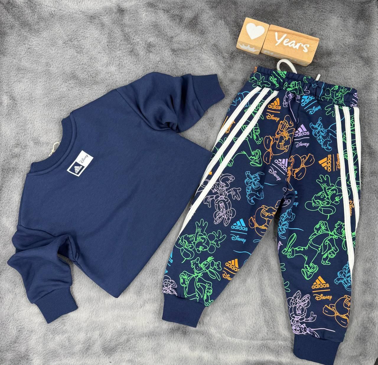 Cotton Outfit Adidas Disney Design Size 2-7y
