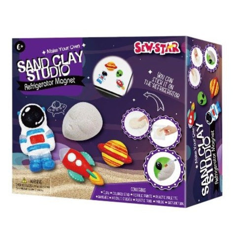 Sand Clay Studio Diy For Kids Refrigerator Magnet