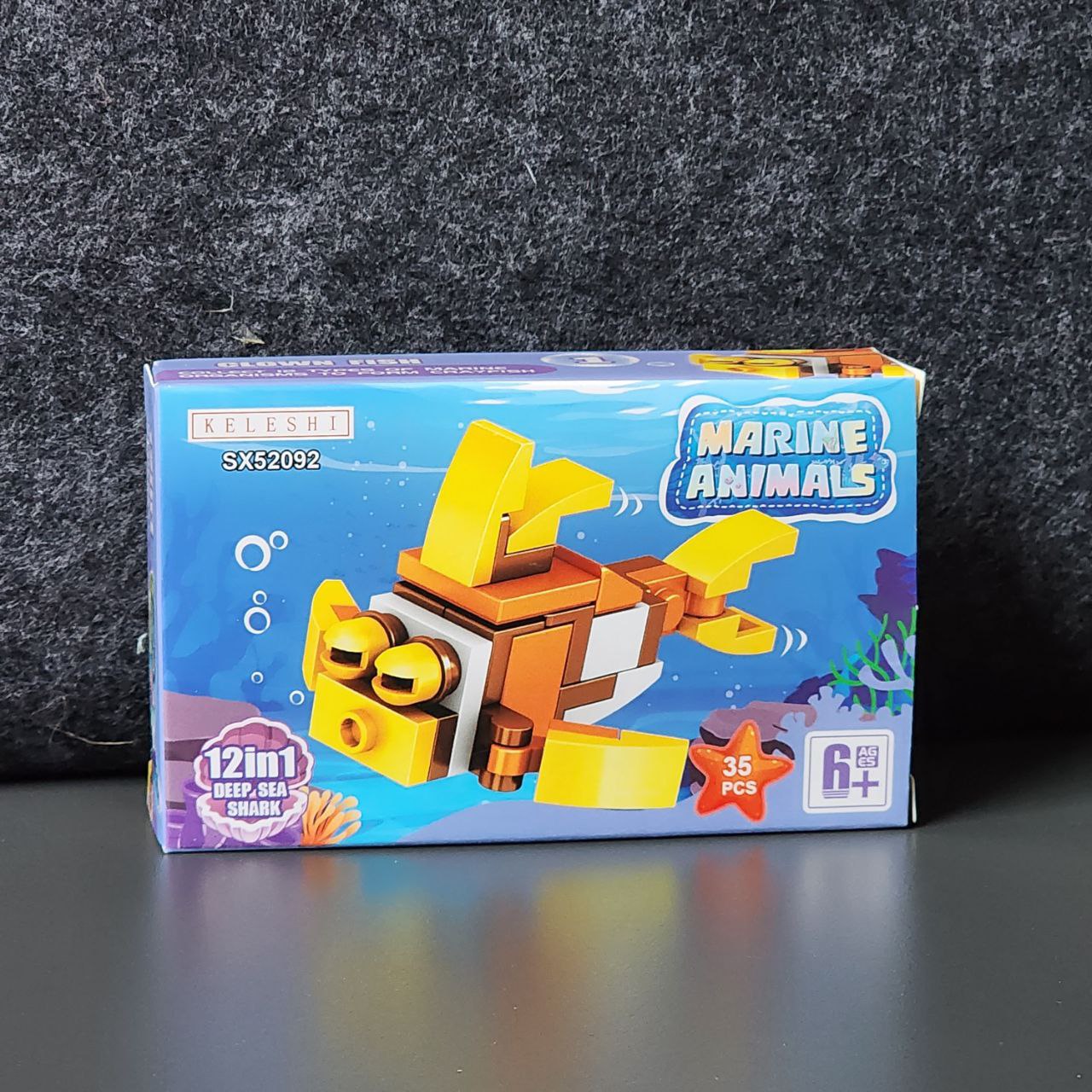 Building Blocks 12 In 1 Marine Animals
