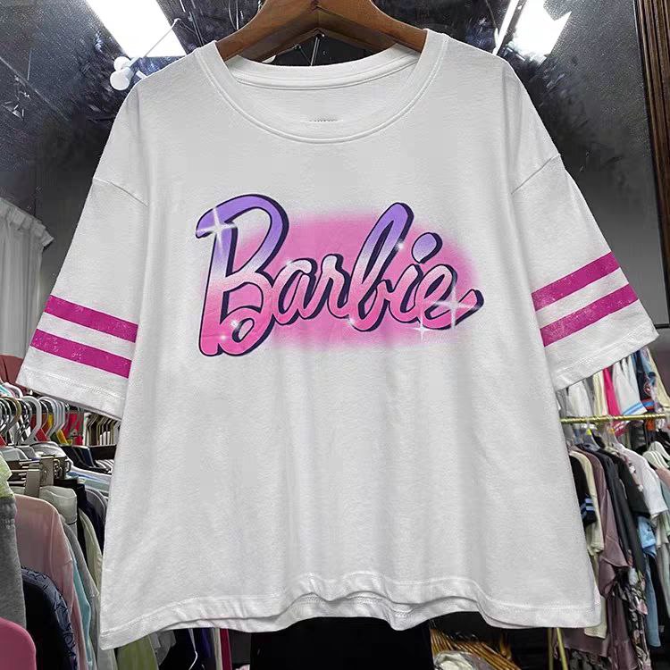 Tshirt Barbie For Women Cotton 100% Size XS-L