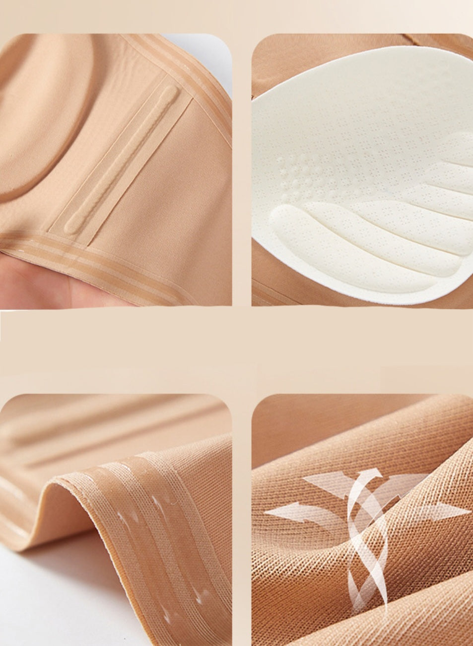 Seamless Bra Push Up – Soft Nude Color | Size M