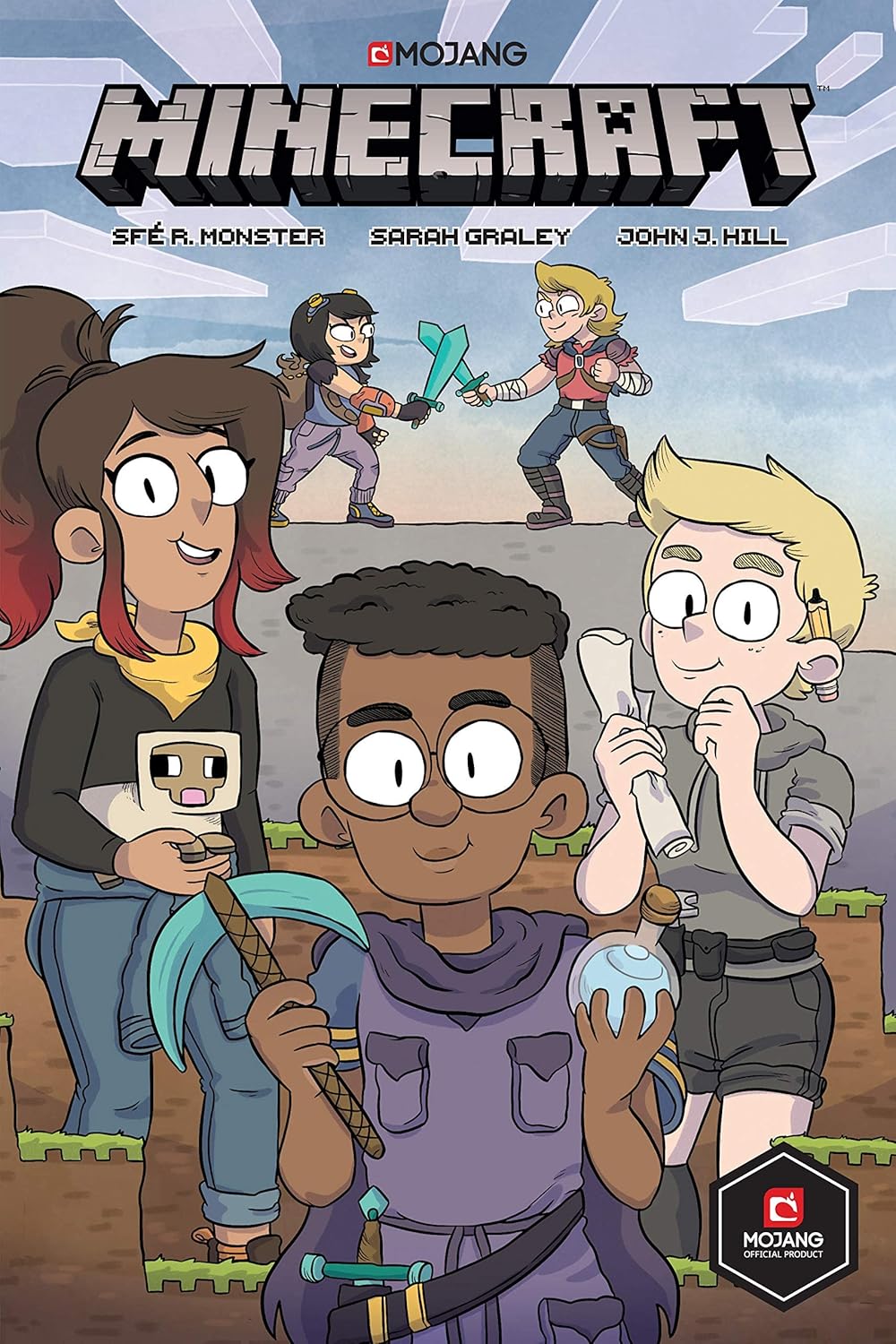 Minecraft 3 Books Set Graphic Novel Volume 1-3 Collection