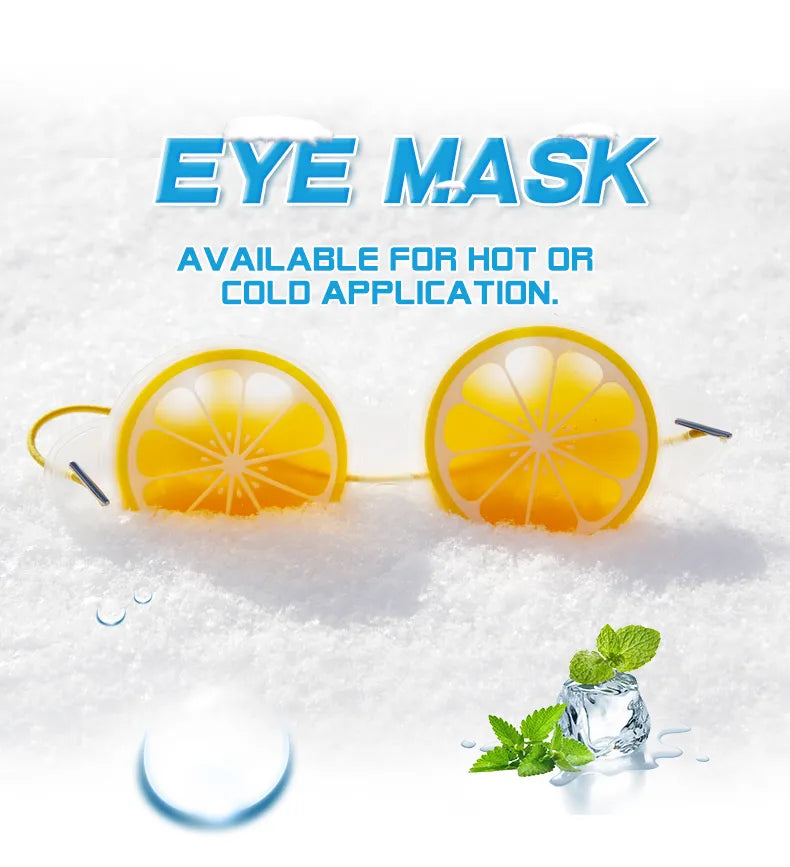 Fruit-Shaped Ice Gel Eye Masks