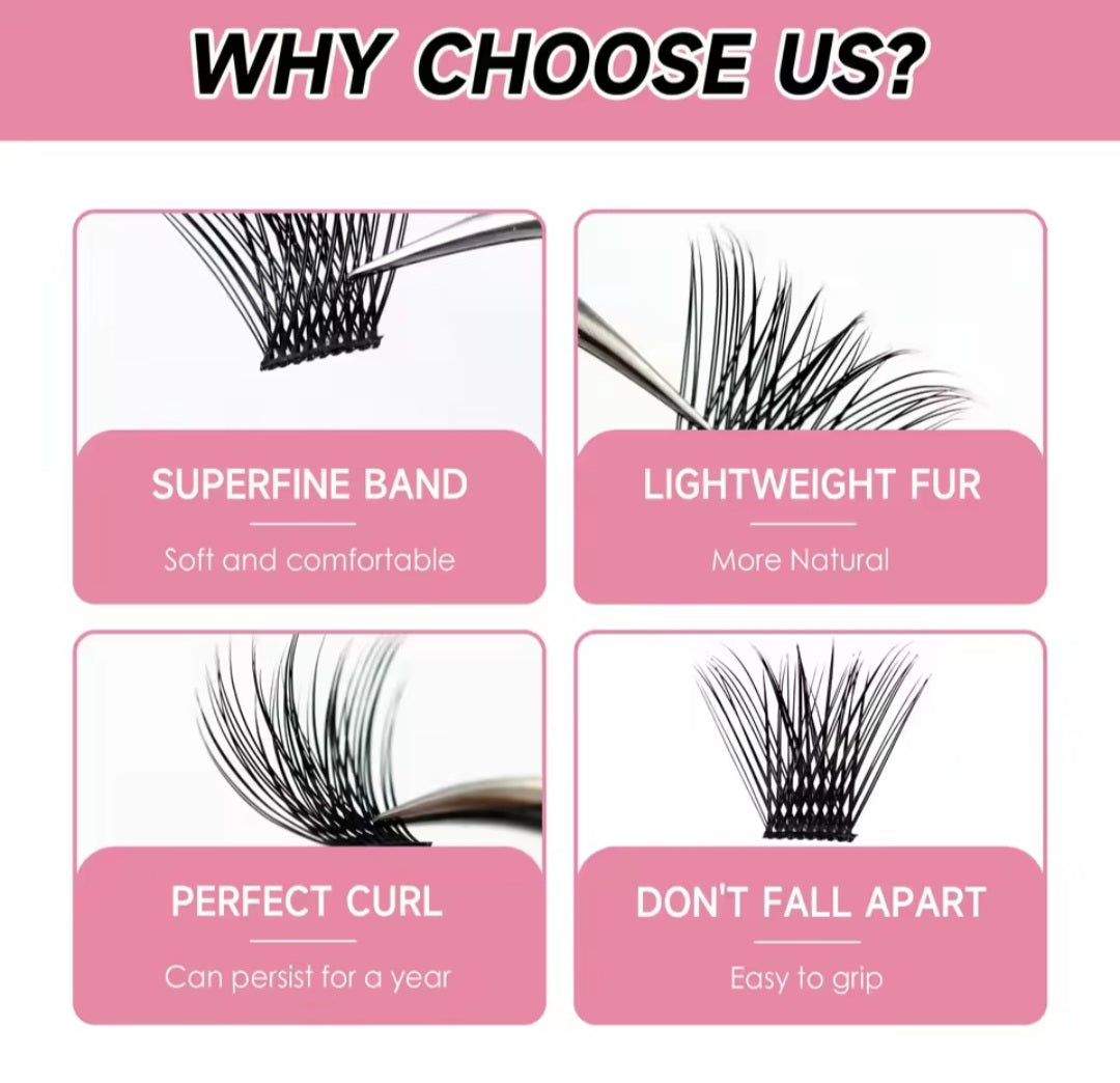 Lash Vana Eyelash Extention Set D8-16Mix W51