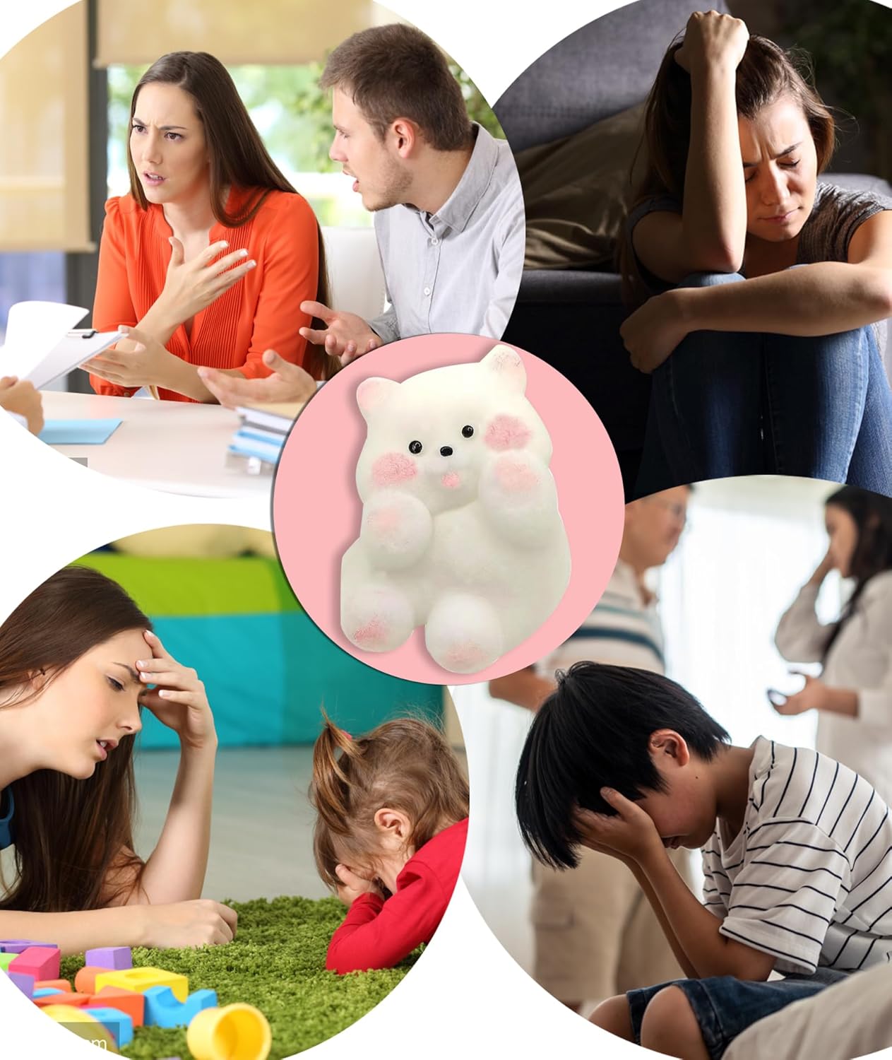 Cute Bear Squishy Toy | Soft Anti-Stress Kids Toy | 3+