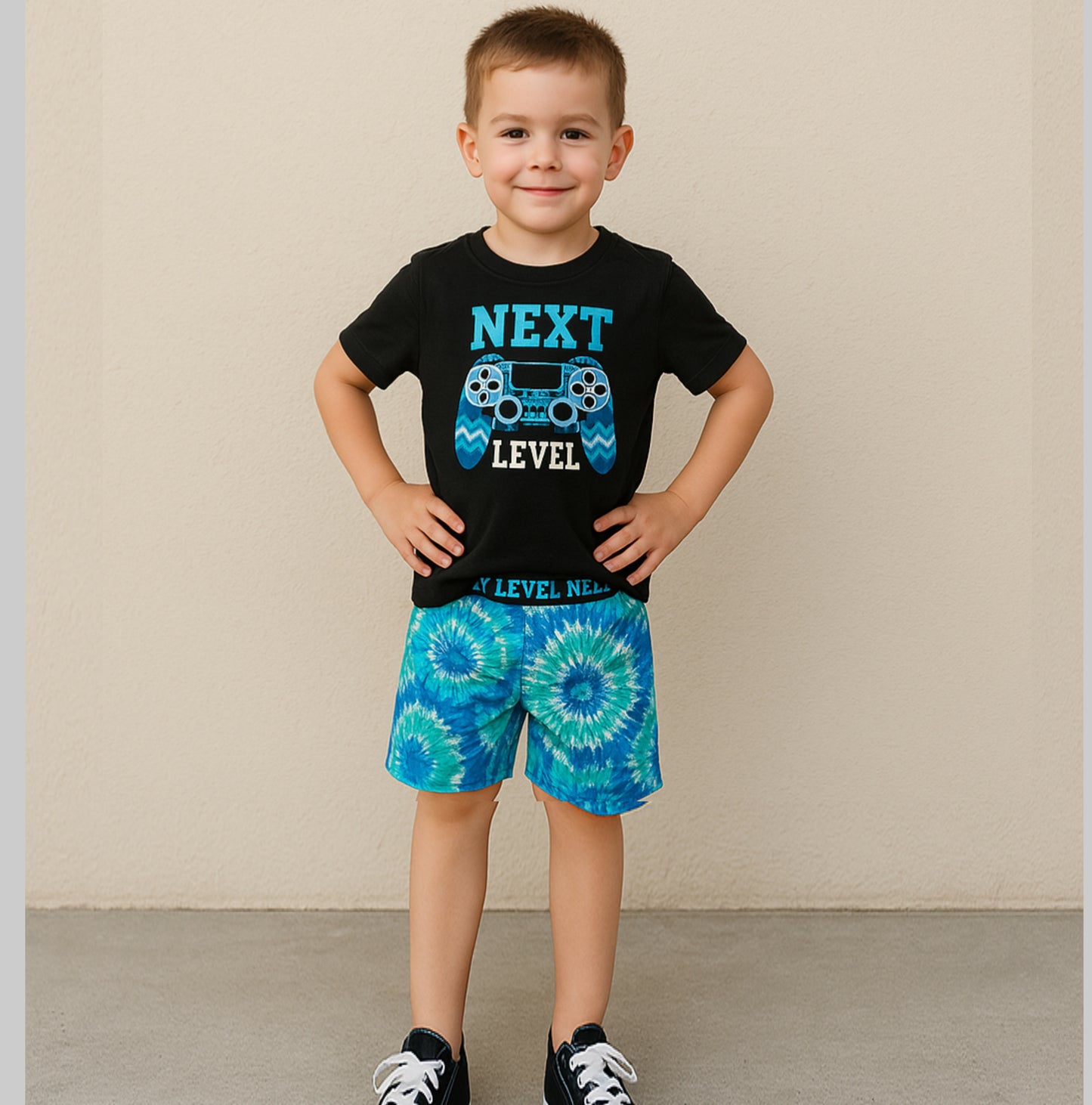Pijama For Boys Next Level Game Design Cotton 100% Size 8-12y