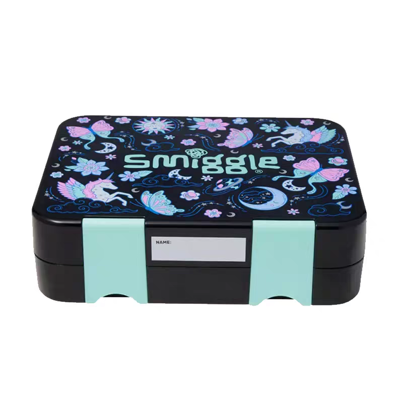 Smiggle Lunch Box Unicorn&Butterfly Design 21x15x4.5