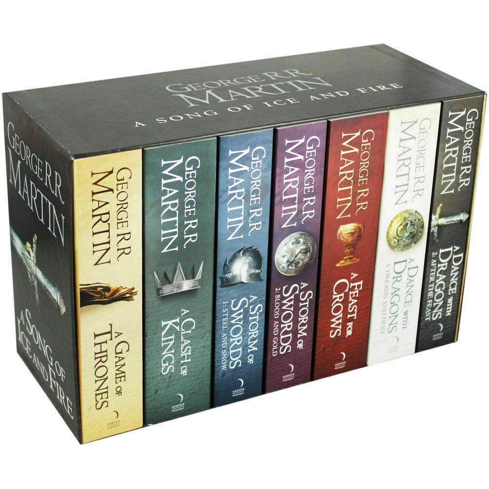 A Game of Thrones Box Set George R. R. Martin 7 Books Set A Song Of Ice and Fire