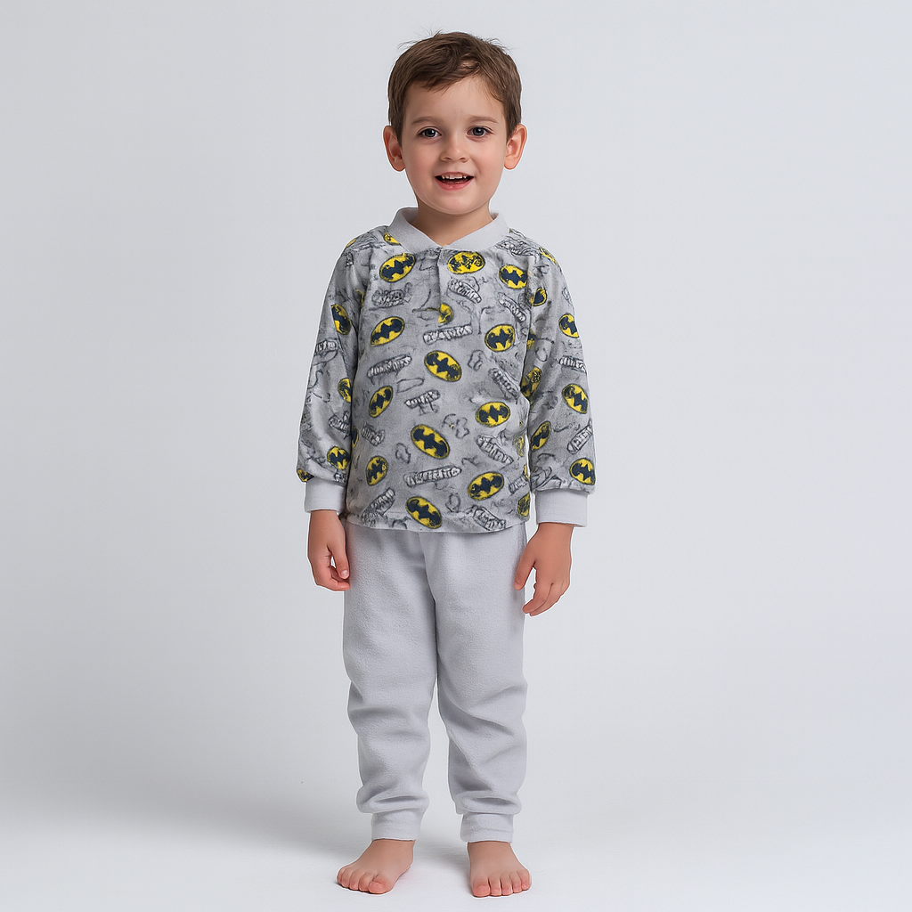 Pyjama Warm For Boys BatMan Design Size 6-12y