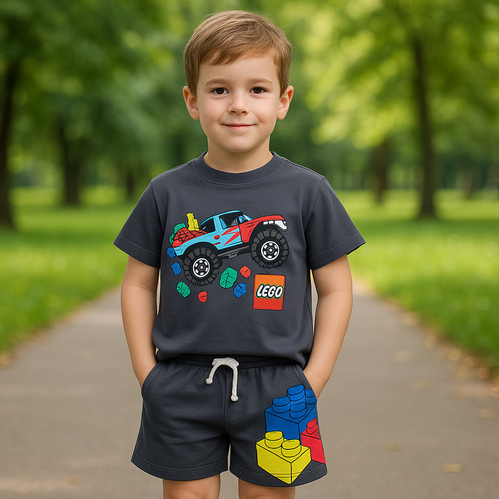 Outfit For Boys Lego Design Size 2-8y