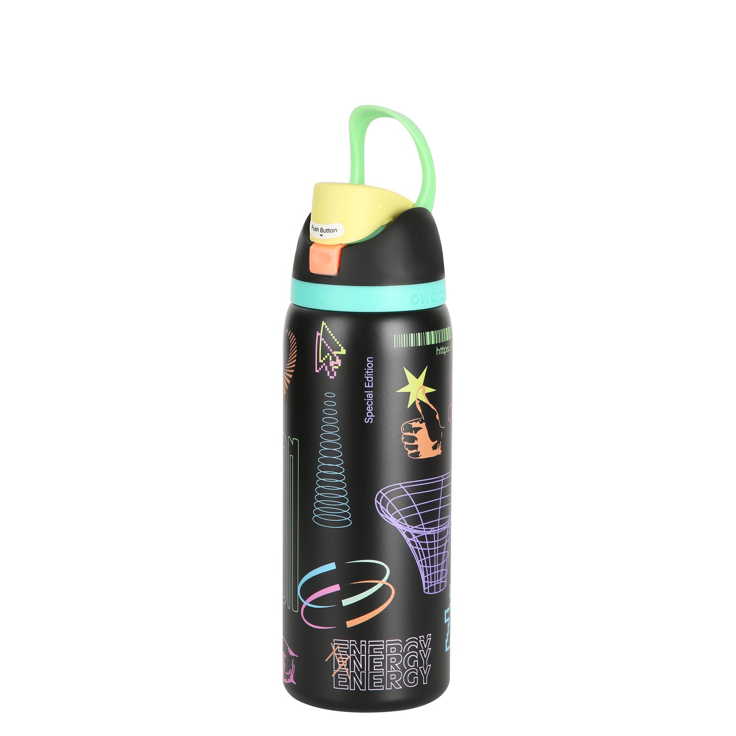 Owala Bottle Stainless Steel Free Sip Leak-proof Neon Energy 950ml