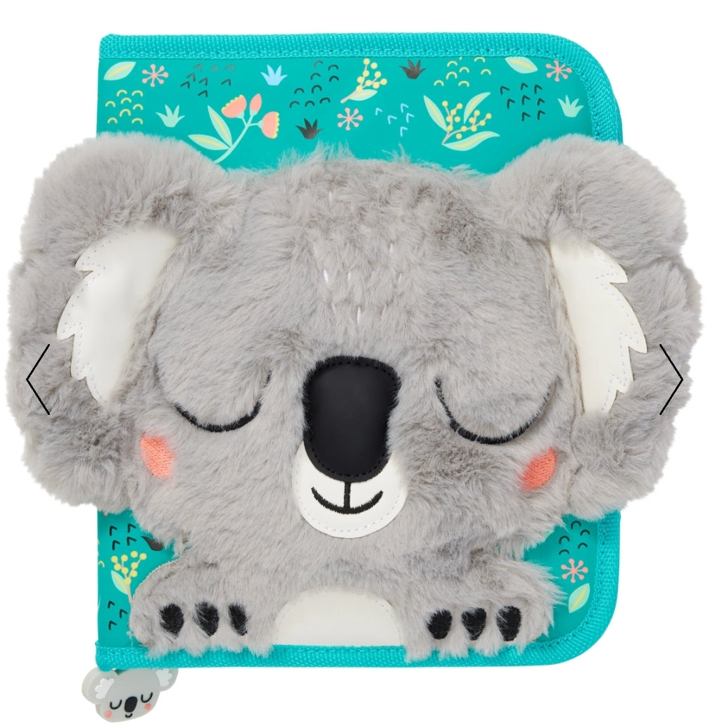 Smiggle Stationery Set Zip Pencil Case Koala Design