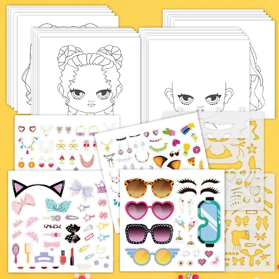 Beauty Guru Make-Up & Hair Design Sketch Portfolio
