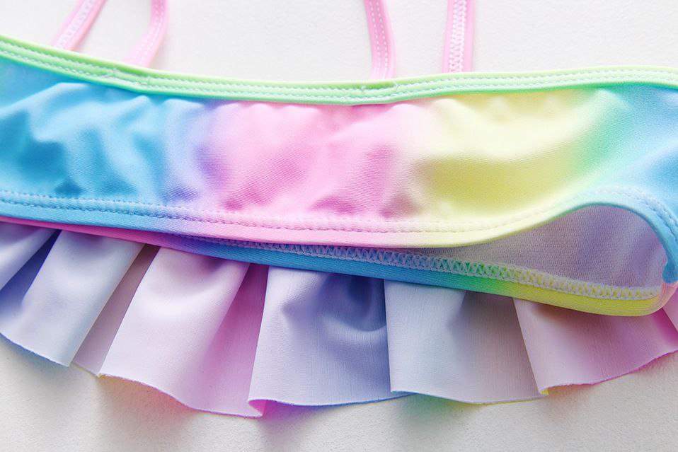 Swimwear For Kids Set Of 2 Pcs Colorful Design Size 3-12y