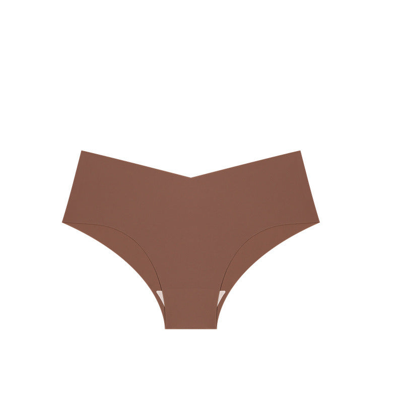 Seamless Panties Ultra-thin Briefs Women Ice Silk Underwear Sexy Sports Panty Soft