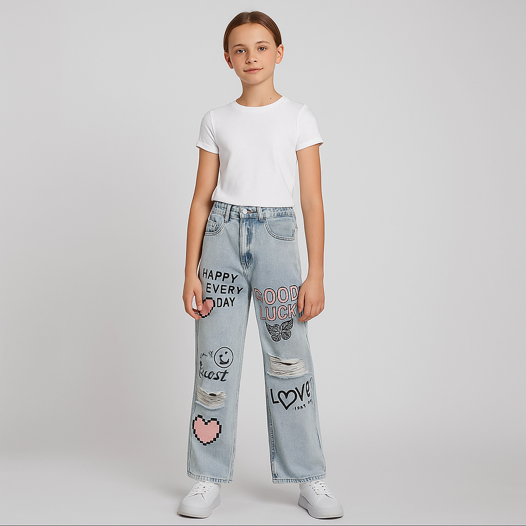 Jeans for Girls High Quality Size 8-14y