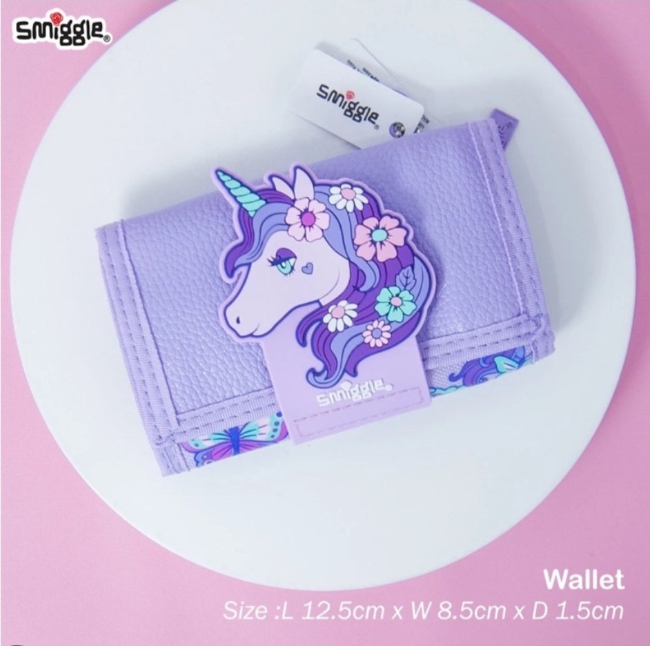 Smiggle Wallet | Purple Unicorn