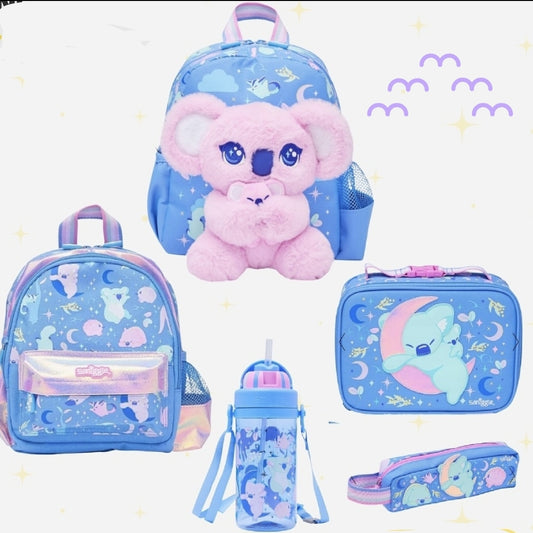 Smiggle Koala Set 3pcs Backpack Lunch box Lunch Bag