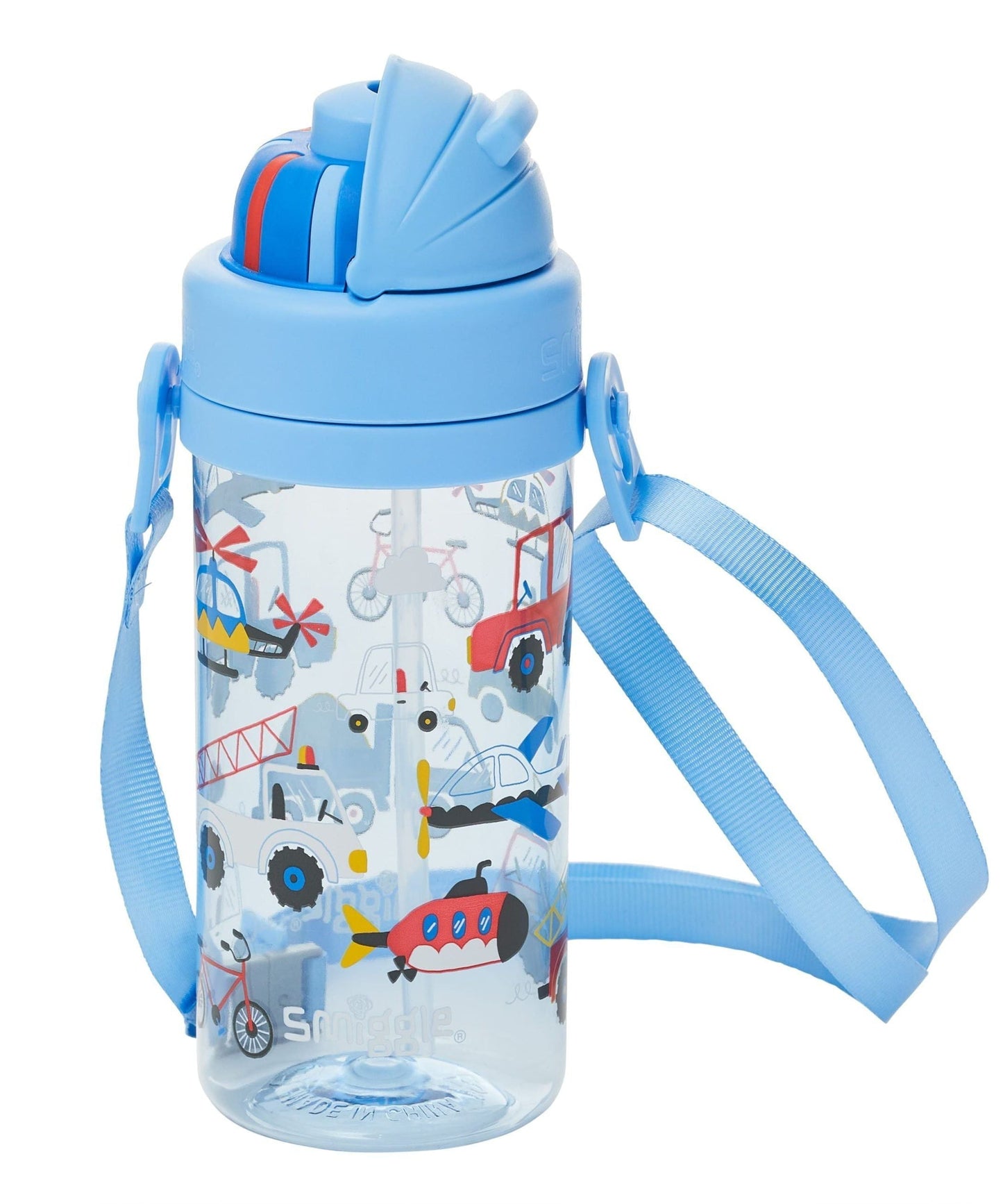 Smiggle Water Bottle - Vehicles | 400ml