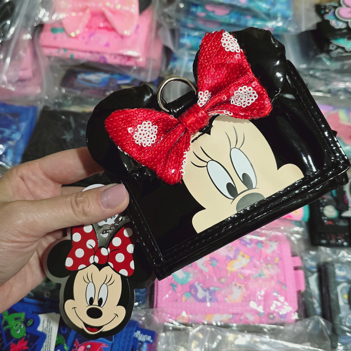 Smiggle Minnie Mouse Wallet Lanyard