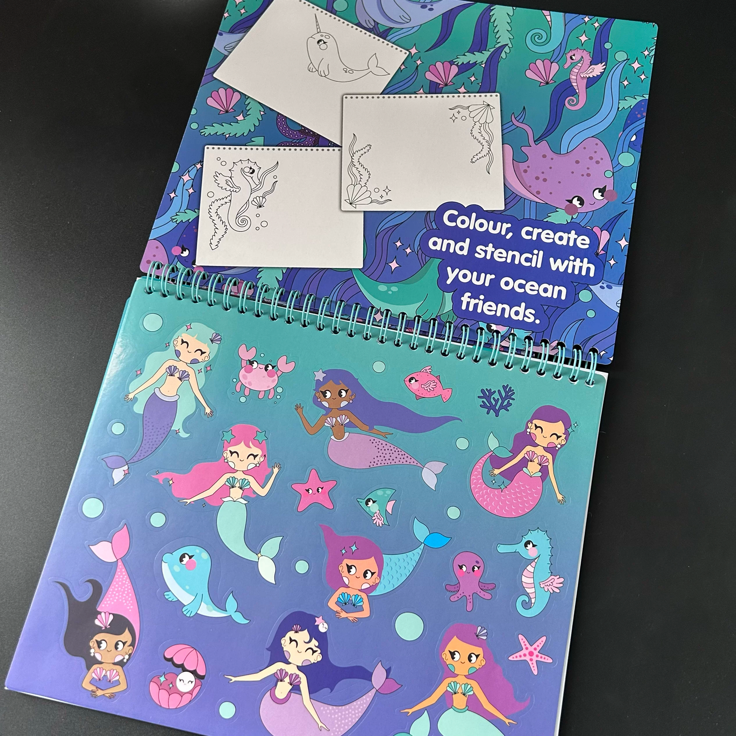 Ocean Friends Colouring Book Set