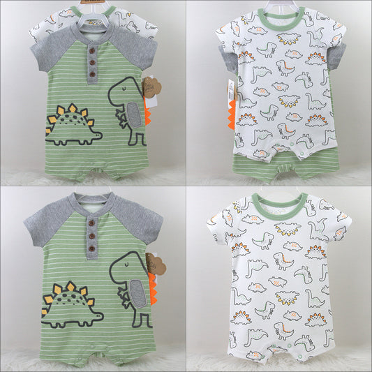New Born Set Of 2 Pcs For Baby Boy Dinosaur Design Size 0-12months