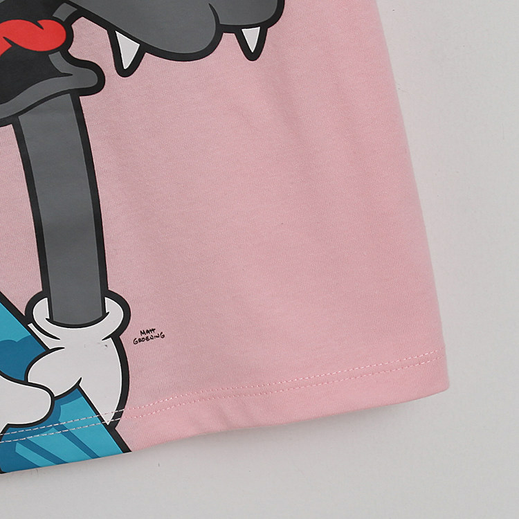 Tshirt Crop For Women The Simpsons Design Oversized Size M