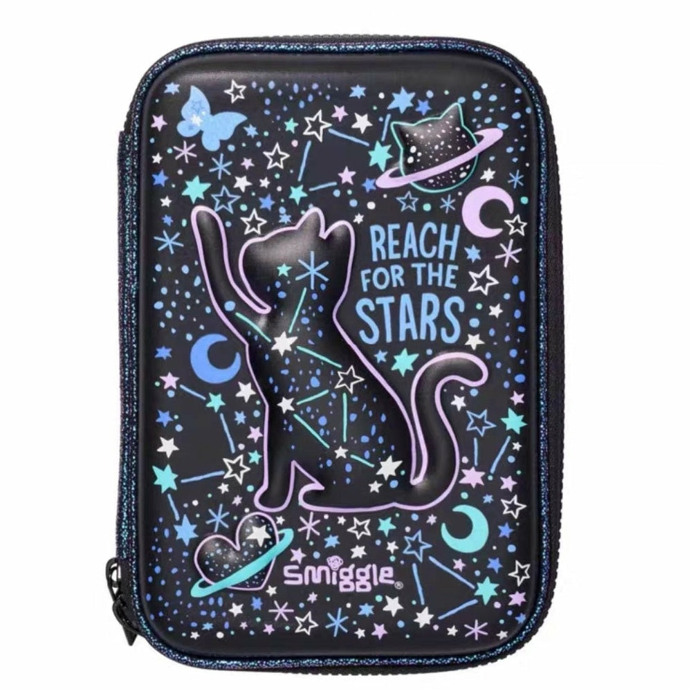 Smiggle Pencil Case Black Cat Design