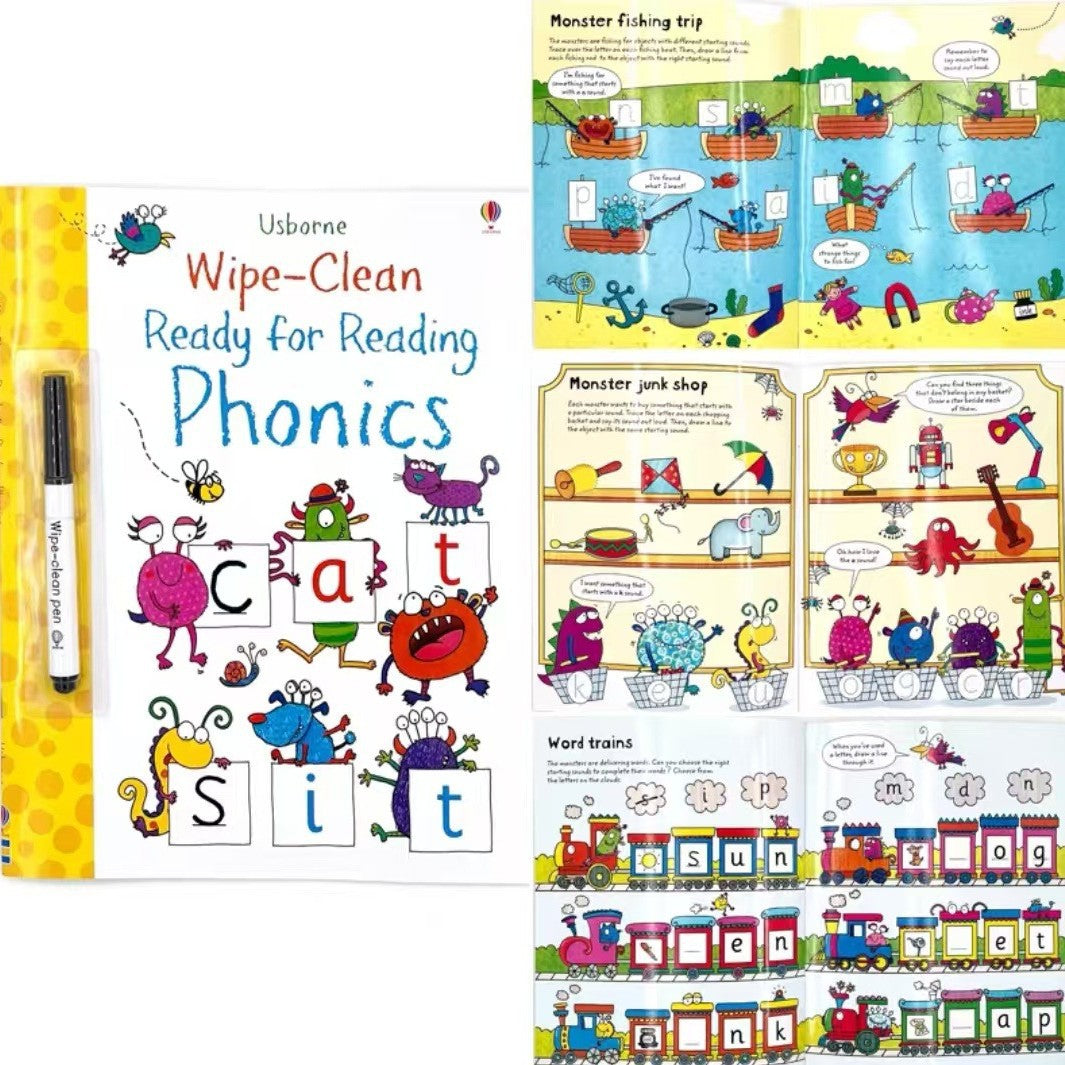 Usborne Wipe-Clean Books For Kids