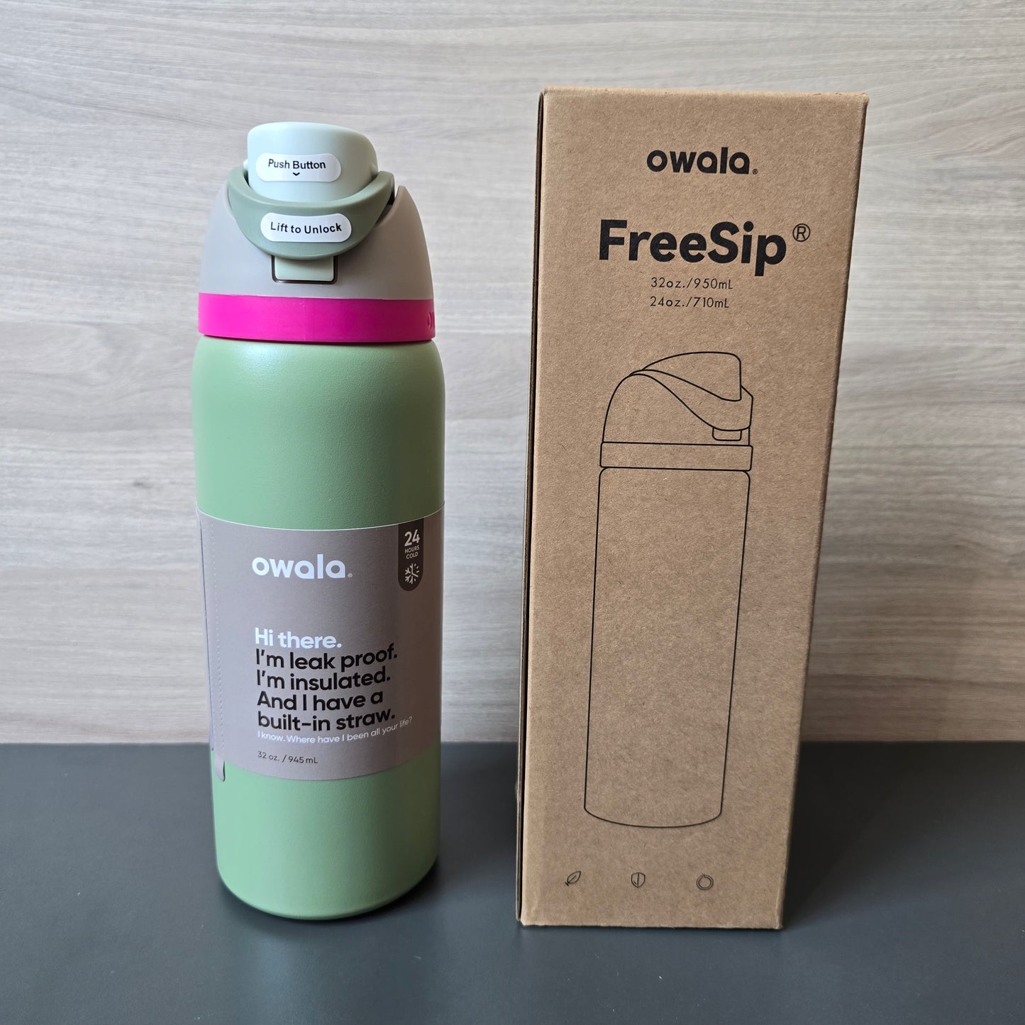 Owala Bottle Stainless Steel With Straw 710 ml 950ml