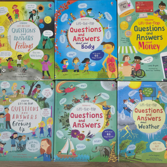 Lift-the-flap Questions and Answers Usborne Book