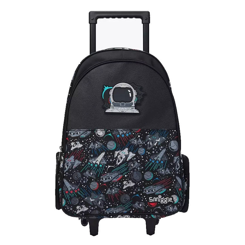Smiggle Space Design Set Of 3pcs Bottle Lunch Box Backpack 42cm